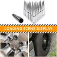 thumbnail image 4 of M14x1.5 Spike Lug Nuts, 14mmx1.5 Wheel Lug Nuts Compatible with Silverado Suburban Express Avalanche 1500 Ford F150 GMC Sierra 1500 Ram 1500, 3/4" Hex Lug Nuts, Set of 24, Chrome, 4 of 4