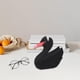 thumbnail image 3 of Soporte para gafas, expositor de gafas de sol, adorno de madera para el hogar y la oficina, hecho a mano Cisne negro, 3 of 8