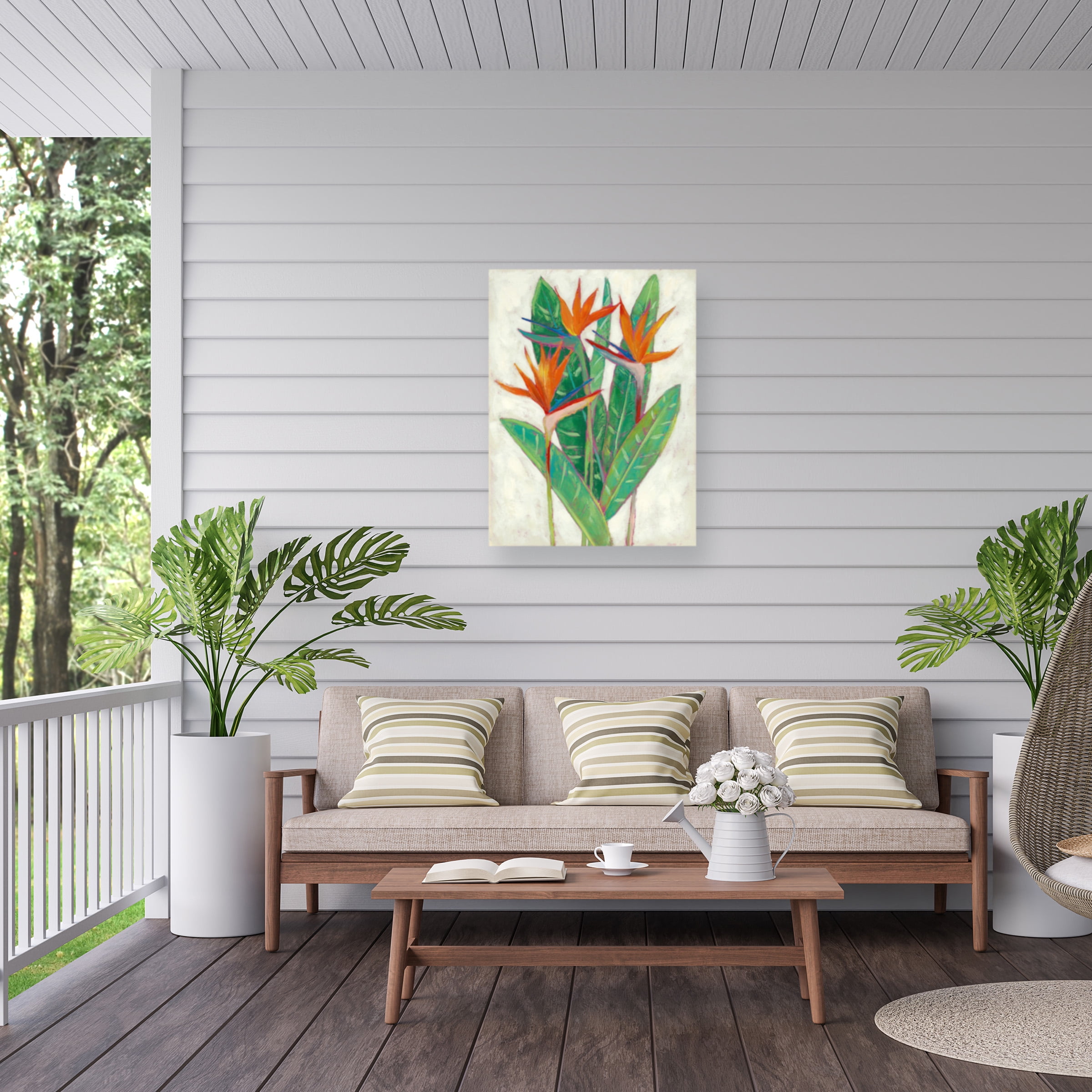 Chariklia Zarris 'Paradise Vacation II' Outdoor Canvas 19x12