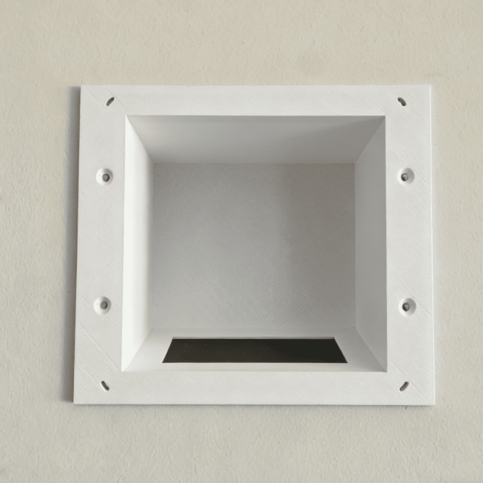 Recessed Outlet Box for Skylight Calendar, In-Wall Power Adapter Mount for Wall Mounted Skylight Calendar Display, White