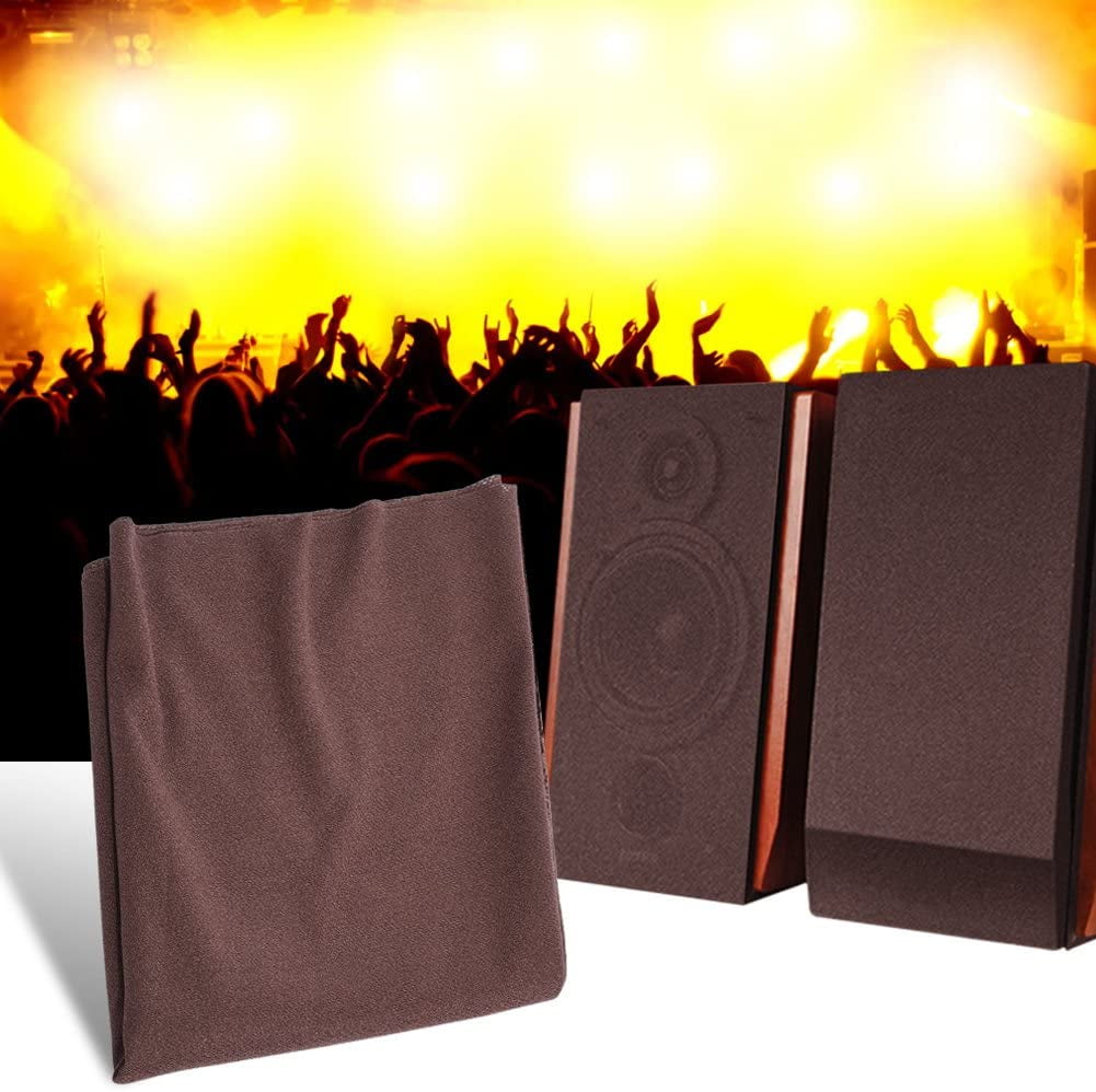 1.7mx0.5m Dust Proof Mesh Fabric Protective Cloth for Speaker o Amplifier Speaker Yosoo Health Gear Speaker Grill Cloth Brown