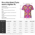 thumbnail image 4 of Bixox Men's Magic Mushrooms Printed Short Sleeve Skinny Athletic T-Shirt, 4 of 6