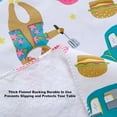 thumbnail image 2 of Newbridge What’s Cookin 52 x 52 inch Square Vinyl Flannel Backed Dining Party Tablecloth, 2 of 8