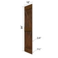 thumbnail image 4 of K Style 24 in. x 84 in. Dark Walnut Finished Solid Wood Bi-Fold Barn Door with Hardware Kit-Assembly Needed, 4 of 7