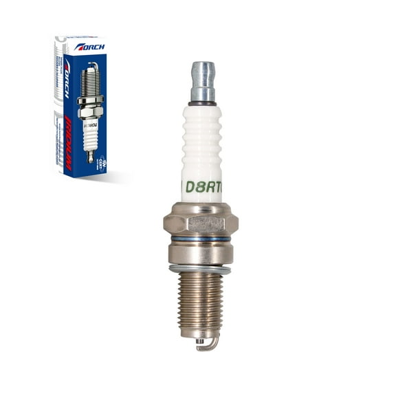 TORCH D8RTC Spark Plug Replace for NGK DR8EA DPR8EA-9, for Champion 809/8809/RA6HC OE083, for Yamaha Kawasaki Suzuki 125CC 150CC 200CC 250CC Motorcycle ATV UTV Quad Dirt Bike
