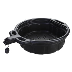 Plastic Oil Drain Pan 4-1/2 Gallon for Car SUV Engine Oil Changing /w Handle 
