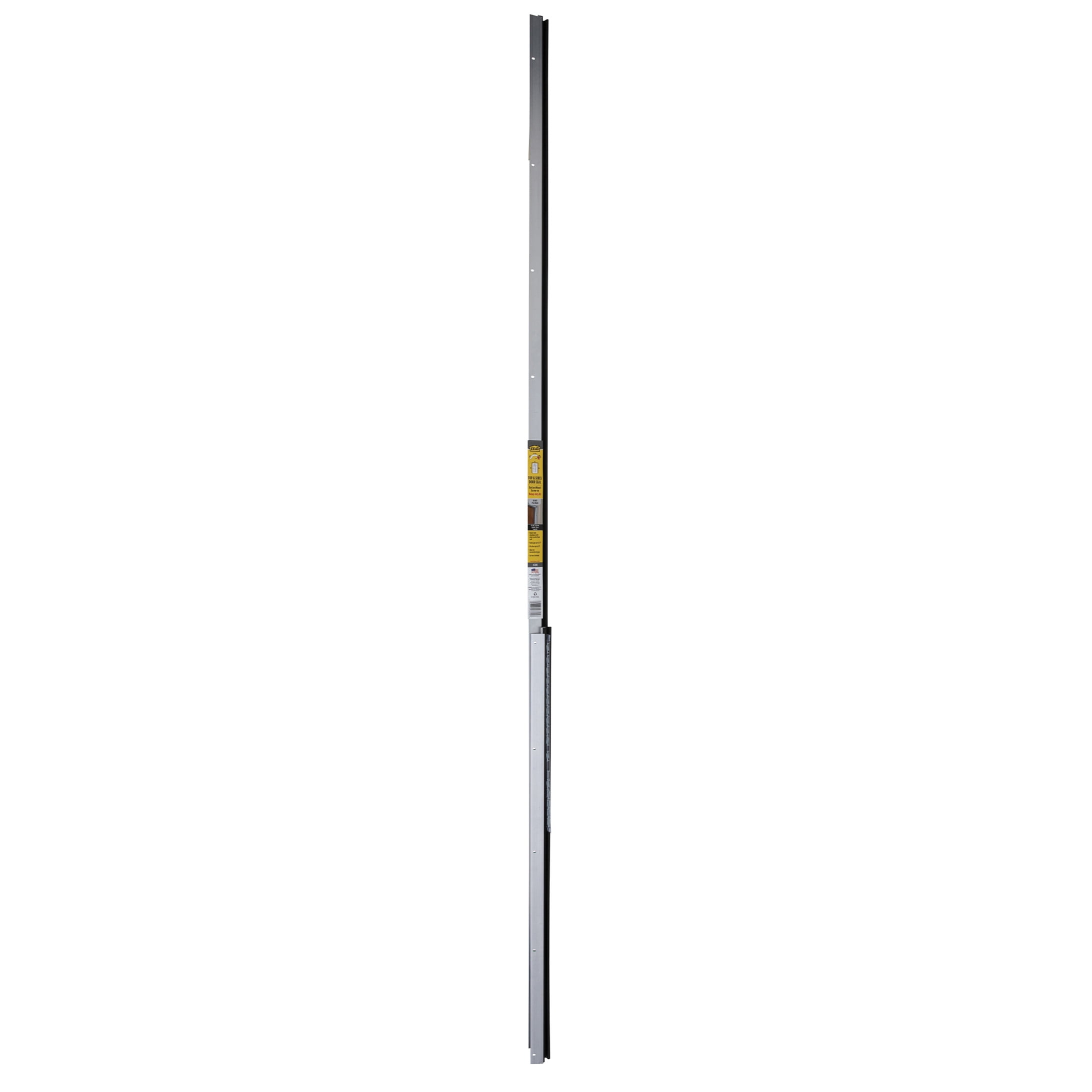M-D Building Products 43345 Silver Aluminum and Vinyl-coated Foam Heavy-duty Screw-on Top and Sides Door Seal Kit
