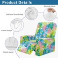 thumbnail image 5 of Kuiaobaty Monstera Pattern Recliner Chair Cover with Pocket Breathable Reclining Sofa Slipcover Washable Recliner Couch Cover Washable Reclining Slipcover for Living Room, 5 of 8