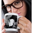 thumbnail image 2 of 3drose, Moth in Black and White, 15oz Mug, 2 of 6