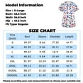 thumbnail image 2 of Ootengo Stitch Printed Scrub Tops Women, Movie Character Printed Scrub Tops Women, Little Monster Dog Stitch Womens Scrubs Blue Little Monster Womens Scrub Tops, Womens Tops for Summer(A-Style), 2 of 5