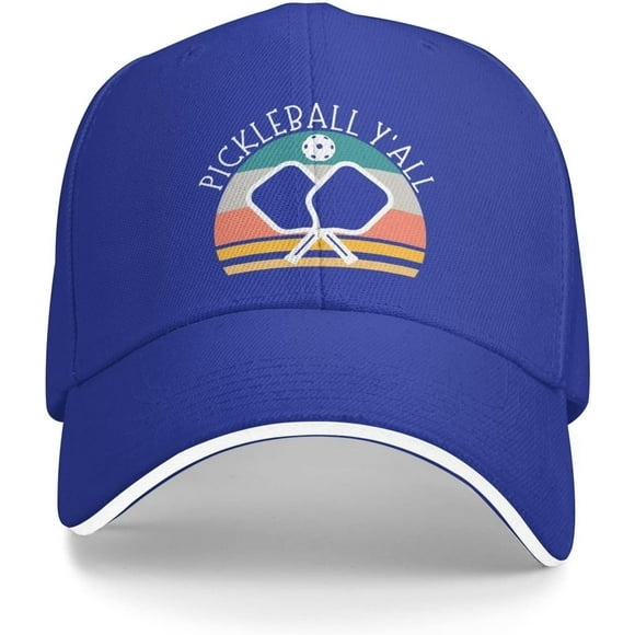 Chapeau pour Amatrice de Pickleball Chapeau Casquette Pickleball Y'all pour Femmes Casquette de Baseball Casquettes Graphiques