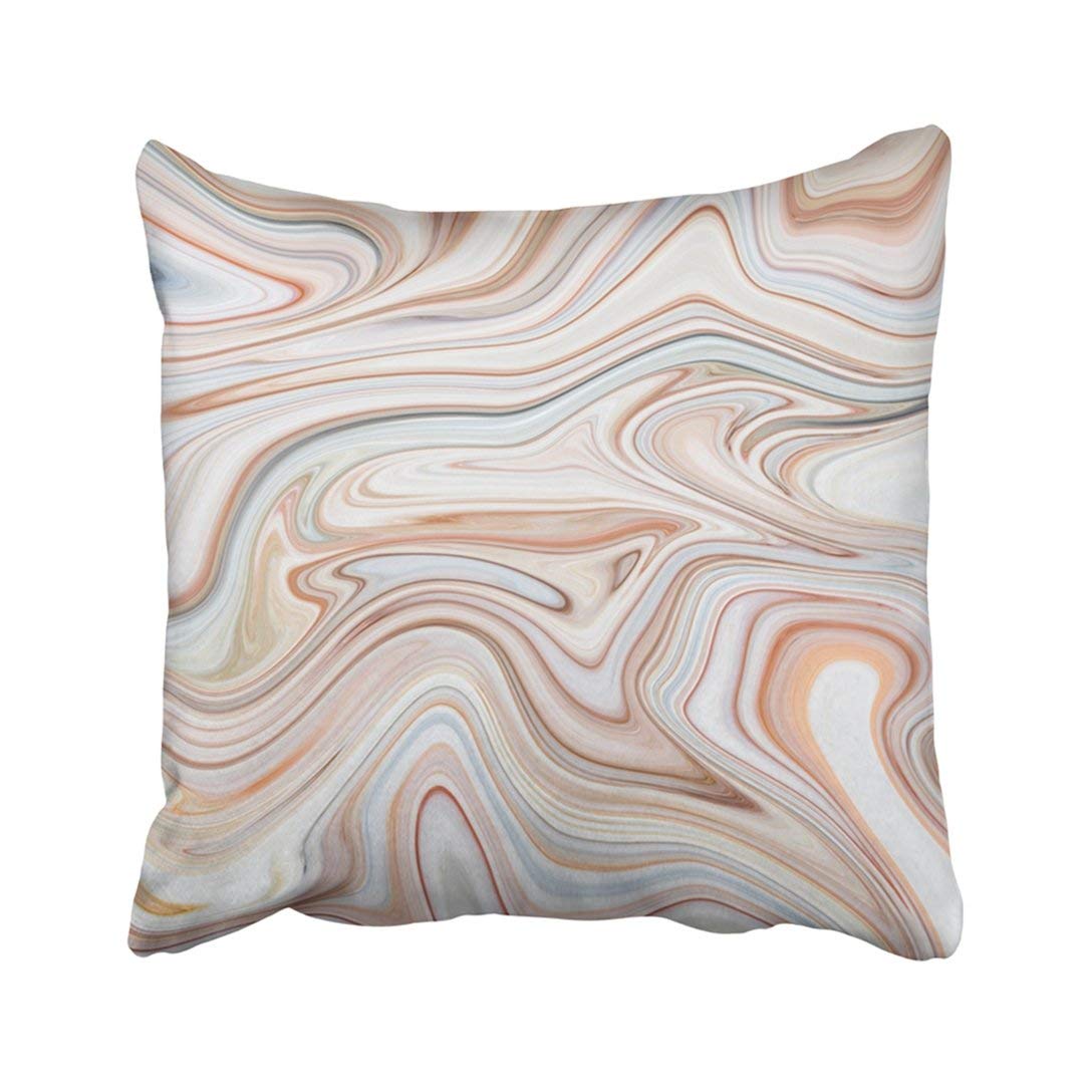 ARTJIA Black Architecture Marble Ink Colorful Brown Pattern Abstract