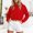 Red, variant on Cropped Hoodie WomenTrendy Y2k Casual Spring Fall Sweatshirts Workout Long Sleeve Drawstring Hooded Track Jacket Soft Lightweight Loose Fit Crop Tops Daily Travel Outfits, Beige L