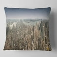 thumbnail image 2 of Designart NYC 360 Degree Panorama - Cityscape Photography Throw Pillow - 16x16, 2 of 5