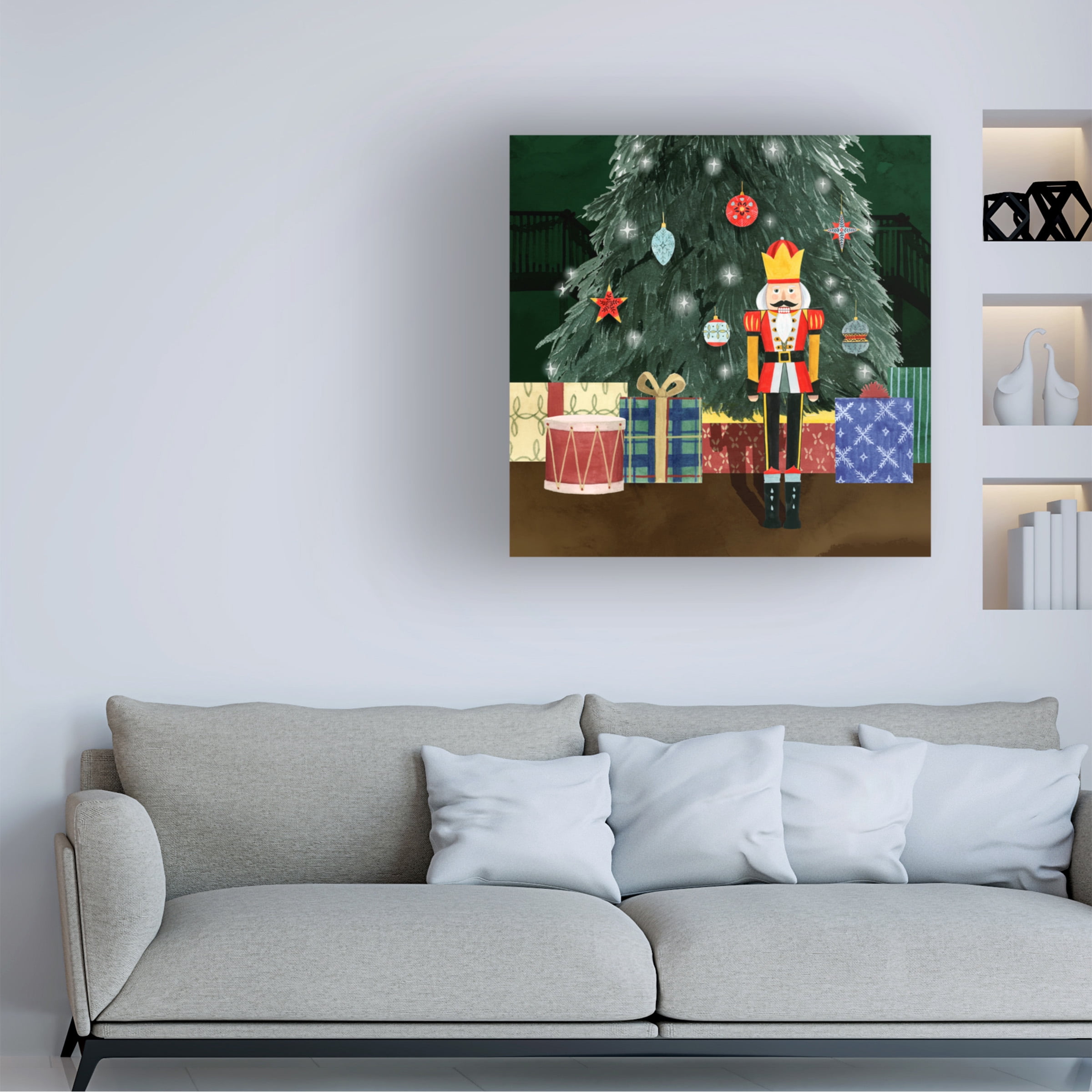 Grace Popp 'Christmas Nutcracker I' Canvas Art