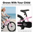 thumbnail image 2 of iRerts Kids Bike, 20 Inch Boys Girls Bike for Kids Ages 4-9 Years Old, Children Bicycle with Front V Brake, Rear Holding Brake, Pink, 2 of 5