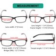 thumbnail image 3 of ORUYROP 5-pack Spring Hinges Vintage Eyeglasses Men, 3 of 6