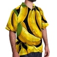 thumbnail image 2 of Banana Men's Casual Button Down Short Sleeve Printed Summer Beach Shirts, 2 of 6
