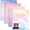 Clouds, variant on General Spiral Notebook + Study App, 1 Subject, College Ruled Paper, 8-1/2" x 11", 80 Sheets, Graphics, 4 Pack (850221F)