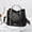 5500Black, variant on Women's Fashion Tote Bag - Trendy Color Block Leather Handbag with Top Handle & Detachable Shoulder Strap, Elegant Crossbody Purse for Work, Daily & Evening