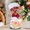 B, variant on HOARBOEG Festive Mini Gingerbread Man Candy Jar, Christmas Gift, Portable Treat Container with Red & White Hat, Decorative Holiday Candy Storage