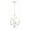 Wet White, variant on 4813-WW Crystorama Lighting Southport - Three Light Mini Chandelier In Traditional And Contemporary Style - 14 Inches Wide By 15 Inches High