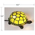 thumbnail image 2 of Tiffany Tortoise Night Light HMJ8049 Stained Glass Green Turtle Table lamp-Robert Louis Tiffany, 2 of 5
