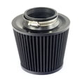 thumbnail image 4 of stanreset Car Air Filter Universal 3 Inch High Power Sport Mesh Cone 76mm Filters Aluminum Non-woven Fabric Rustproof Black, 4 of 6