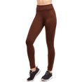thumbnail image 3 of ET TU Leggings - Women's Solid Color Full Length Fleece Winter Leggings, 3 of 4
