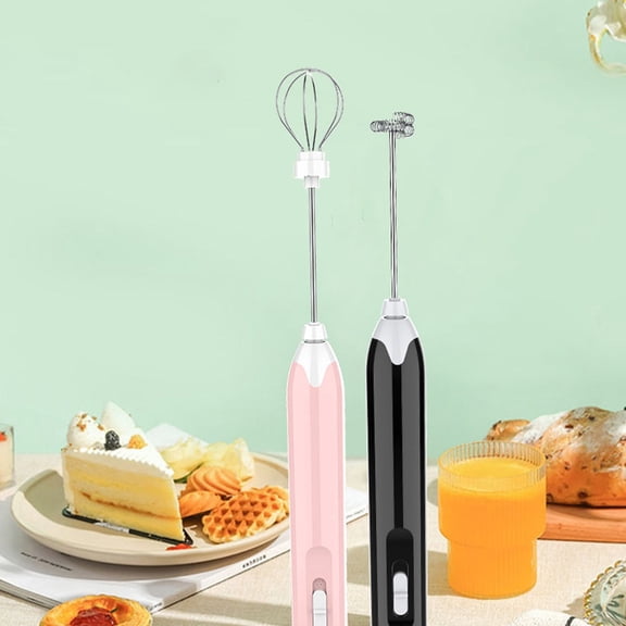 DEEPCRAFF Black Plastic and Stainless Steel Electric Egg Mixer for Kitchen