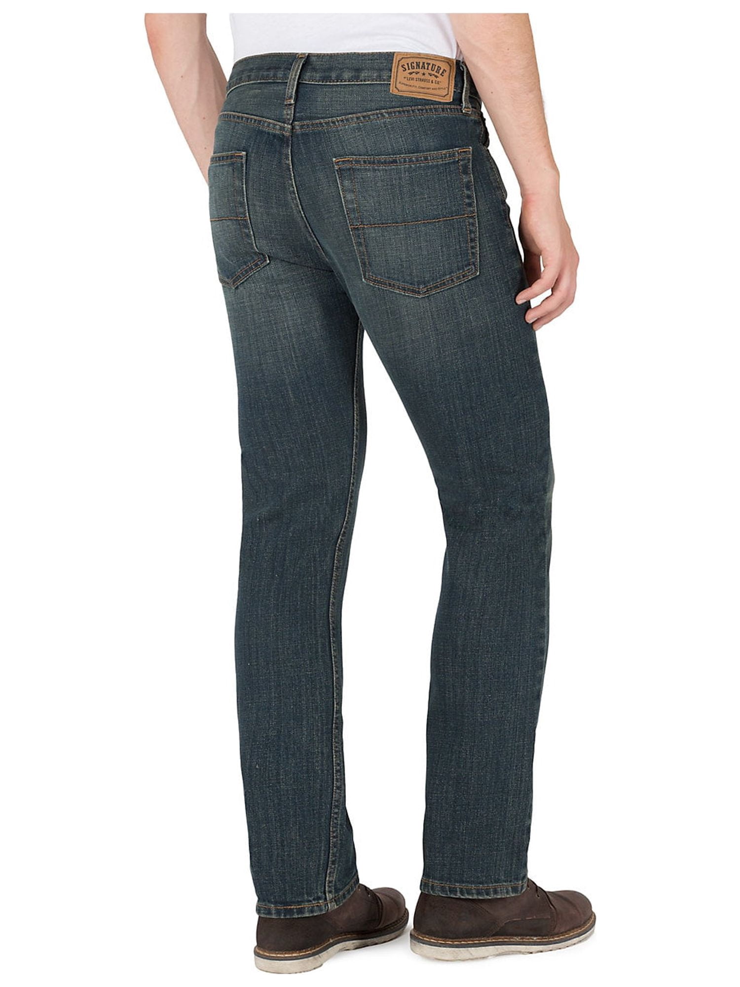 Levi Strauss Signature Men's and Big Men's Regular Fit Jeans