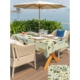 thumbnail image 5 of Outdoor Tablecloths with Umbrella Hole & Zipper, Cartoon Tractor Rectangle Tablecloth 60x120 Inch, Cute Green Digger Shovel Truck Rustic Waterproof Table Cloth, Patio/Pool/Picnic Table Covers, 5 of 8