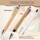 thumbnail image 5 of 35 Pcs Office and School Supplies Sustainable Pen Bamboo Retractable Ballpoint Pen Writing Tool(Blac, 5 of 5