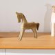 thumbnail image 4 of Caballo de madera cruda, adorno de animal en blanco listo para pintar, escultura, sin pintar Estilo E, 4 of 7