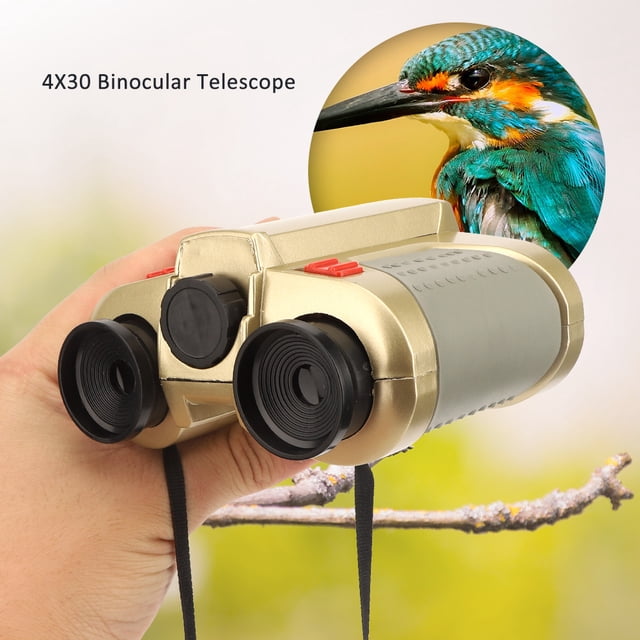 Safe 4X30 Telescopio binocular Plástico Niños Visión nocturna Niños Visión nocturna Telescopio binocular Viaje a casa para montañismo al aire libre ANGGREK Otros