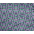 thumbnail image 4 of oneOone Tissu Polyester Lycra Serpentine Rayé Décor Tissu Imprimé BTY 56 Pouces de Large, 4 of 4