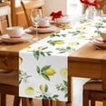 thumbnail image 5 of Yellow Lemon Summer Table Runner 108 Inches, Farmhouse Tropical Fruit Watercolor Bed Runner Dresser Scarves Tabletop for Indoor Outdoor Parties/Ceremony/Banquet, 13"x 108", 5 of 9