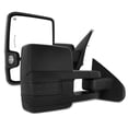 thumbnail image 2 of AKKON - For 2014-2018 Chevy Silverado GMC Serria - Pair Towing Mirrors With Power fold|Heated|Turn Signal |Lamp - Black Smoke, 2 of 7