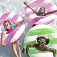 thumbnail image 3 of Gafas de natación TYR para niños, silicona negra y azul, de 3 a 10 años, 3 of 4