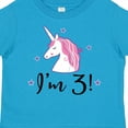 thumbnail image 4 of Inktastic Third Birthday Cute Unicorn Girls Toddler T-Shirt, 4 of 5
