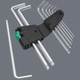 thumbnail image 5 of Wera - 5022720001 Stainless 3950 PKL/9 Ball-point Metric Hex-Plus Ergonomic L-Key Set with Two-Component Storage Clip, 9-Piece, 5 of 7