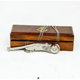 thumbnail image 5 of Pirate's Melody: Nickel-Plated Bosun's Pipe Whistle with Chain & Handcrafted Rosewood Anchor Case | Unleash The Spirit of The Sea with Nagina International's Maritime Decor Collection, 5 of 6