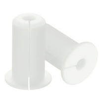 Uxcell Wall Grommets for Cables, Cable Routing Kit Silicone Hole Grommet Feed Through Bushings White