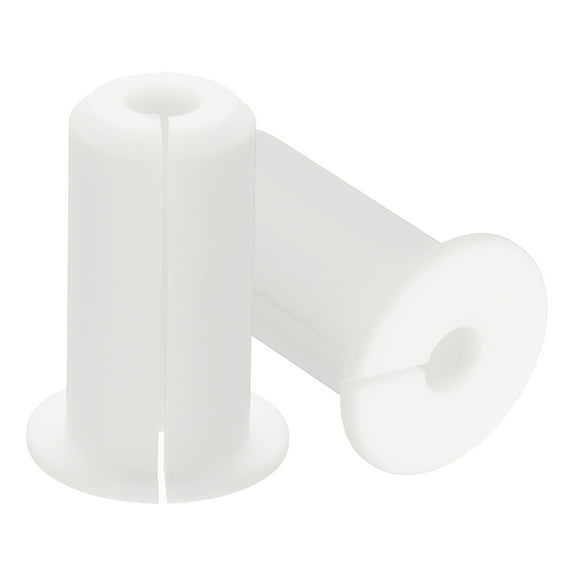 Uxcell Wall Grommets for Cables, Cable Routing Kit Silicone Hole Grommet Feed Through Bushings White
