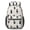 Black Cat and, variant on Black and White Cat Head 17" School Backpacks for Teens,Waterproof Oxford Fabric,S-Shape Padded Straps for School,Travel,Hiking,Camping