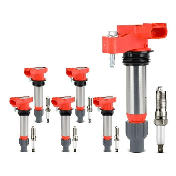 Ignition Coil Set with Spark Plugs 12 - Compatible with 2010 - 2023 Buick Enclave 3.6L V6 2011 2012 2013 2014 2015 2016 2017 2018 2019 2020 2021 2022