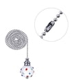 thumbnail image 4 of 2pcs Fan Light Chain Stainless Steel Pull Chain Extension Decorative Hanging Crystal Ball Line, 4 of 7