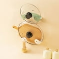 thumbnail image 3 of 2Pcs Nail-free Pot Lid Racks Kitchen Pot Lid Organizers Wall-mounted Cutting Board Racks Storage Racks, 3 of 7