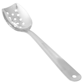 Jinyi Spherification Spoon,caviar Spoon Strainer Colander Stainless Steel  Slotted Spoon Cocktail Strainer Spoon Portable Salad Fruit Slotted Spoon  For