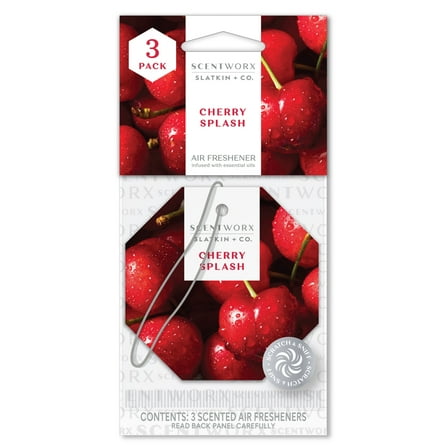 Scentworx Cherry Splash Hang Tag, 3 Pack